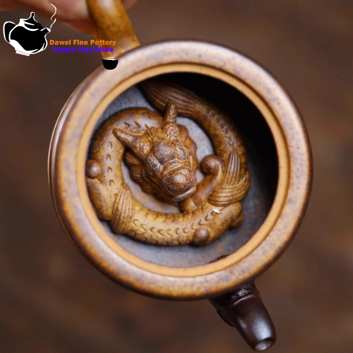 إبريق شاي من الطين الأرجواني من ييشينغ، خام أصلي، عظم التنين، رمل ذهبي، حرق الخشب، نمر مخفي، طقم شاي الكونغ فو، إبريق شاي صيني