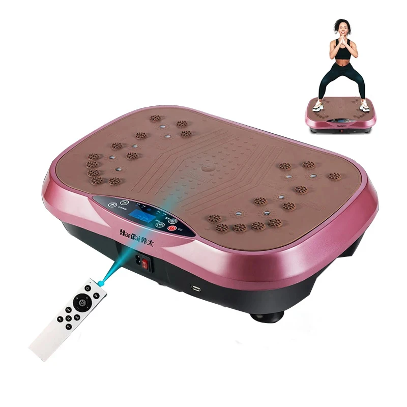 Fitness Vibration Plate Exercise Equipment Slimming Machine Body Shape Exercise Machine Vibration Platform Fit Massage Trainer