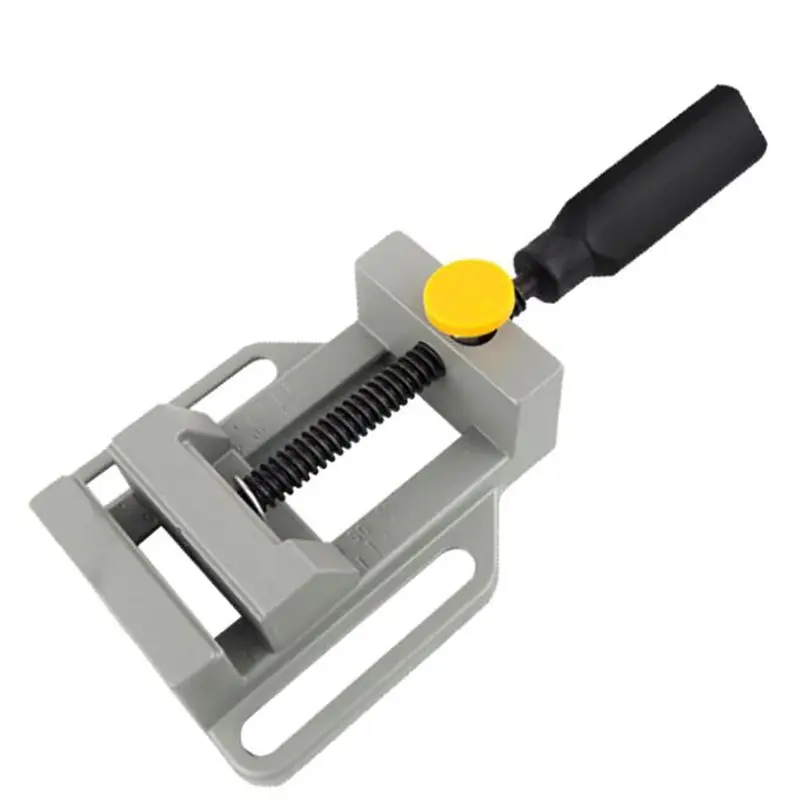 Drill Press Vise, Clamping Range 0-60mm, Quickly Release Table Flat Vise Bench Vise Clamp for Electric Drill, Aluminum Alloy