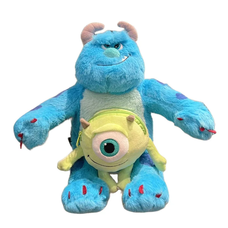 Super Cute Monsters University Plush Toy Backpack Sulley Sullivan Stuffed Animals Doll Plushie Bag School Backpack For Kids