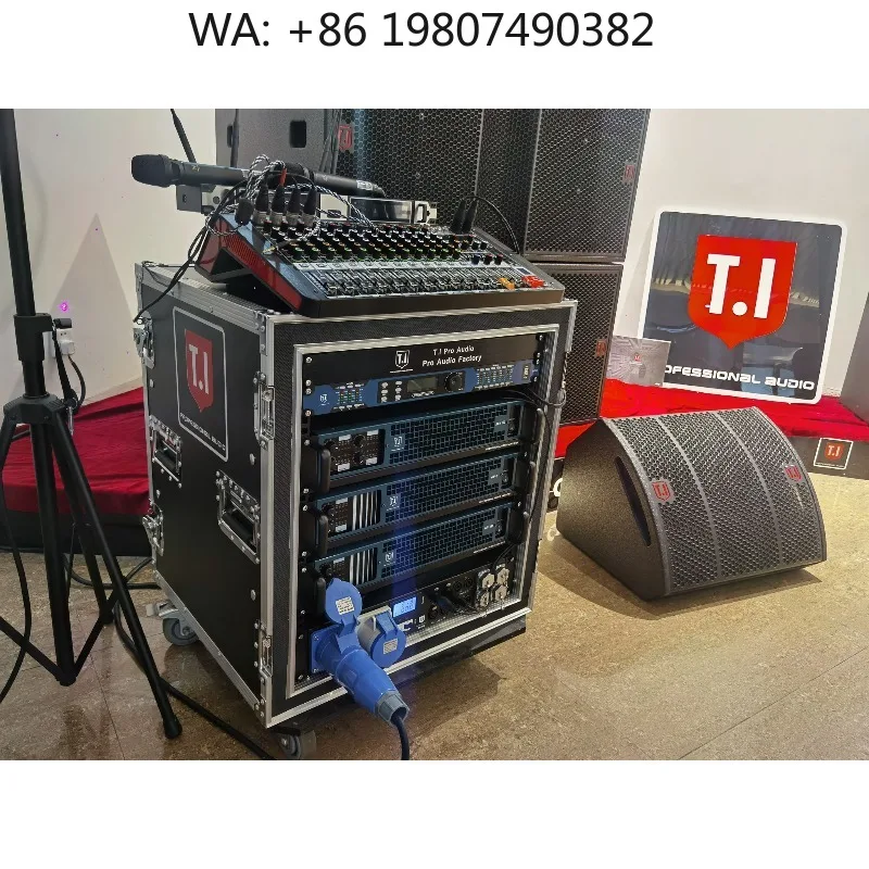 16 Channel Digital DJ Mixer, Professional Console Matched with Line Array for Outdoor Stage Shows