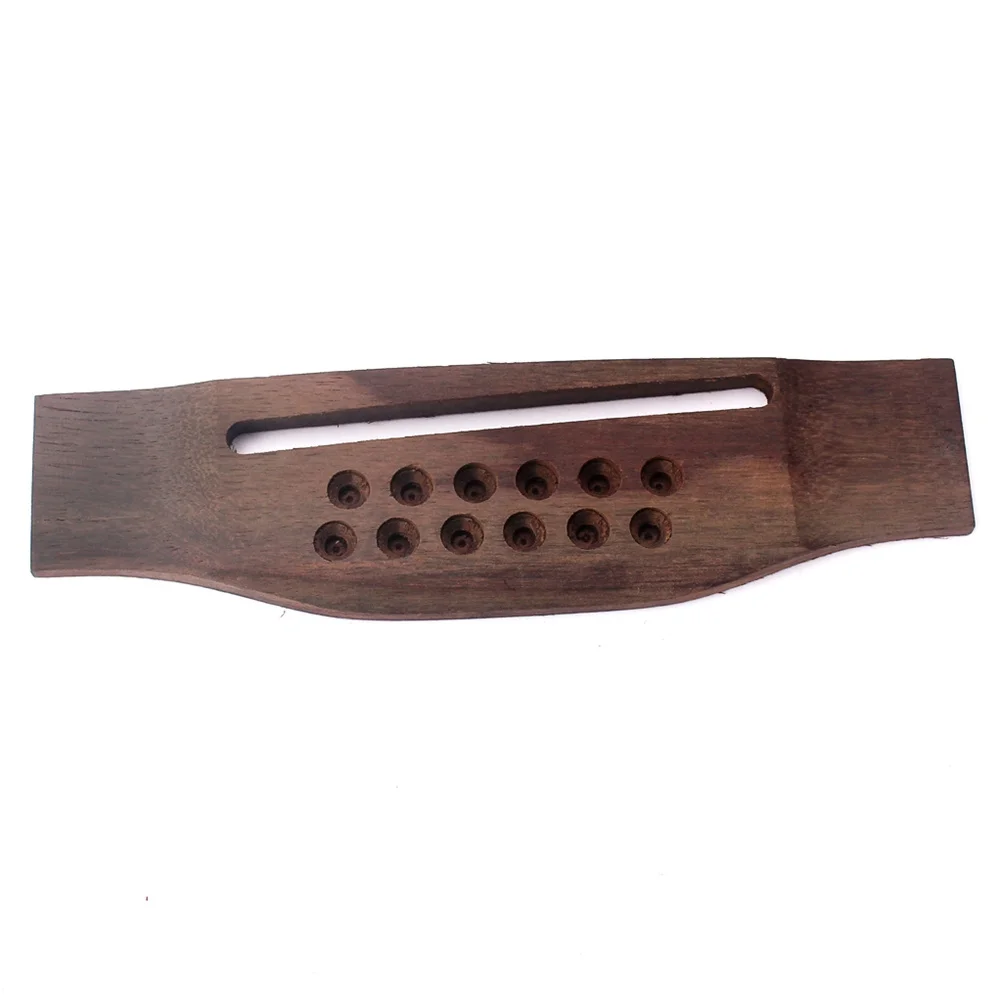 

Guitar Slotted Bridge Rosewood Music Acoustic Replacement Wooden Saddle -string Folk
