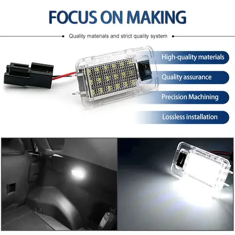 पीस कार एलईडी रियर ट्रंक लैंप लगेज कम्पार्टमेंट लाइट बल्ब 12V टोयोटा RAV4 प्रियस सिएना अल्फार्ड यारिस प्राइम हैरियर वेन्ज़ा के लिए 10 best sales 2022 टोयोटा सिएना एक्सेसरीज़ - №9