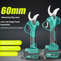 Brushless Cordless Electric Pruning Shears Pruning Branch Garden Tool Shear Fruit Tree Bonsai With Battery 7.0 8.0 Model Screen
