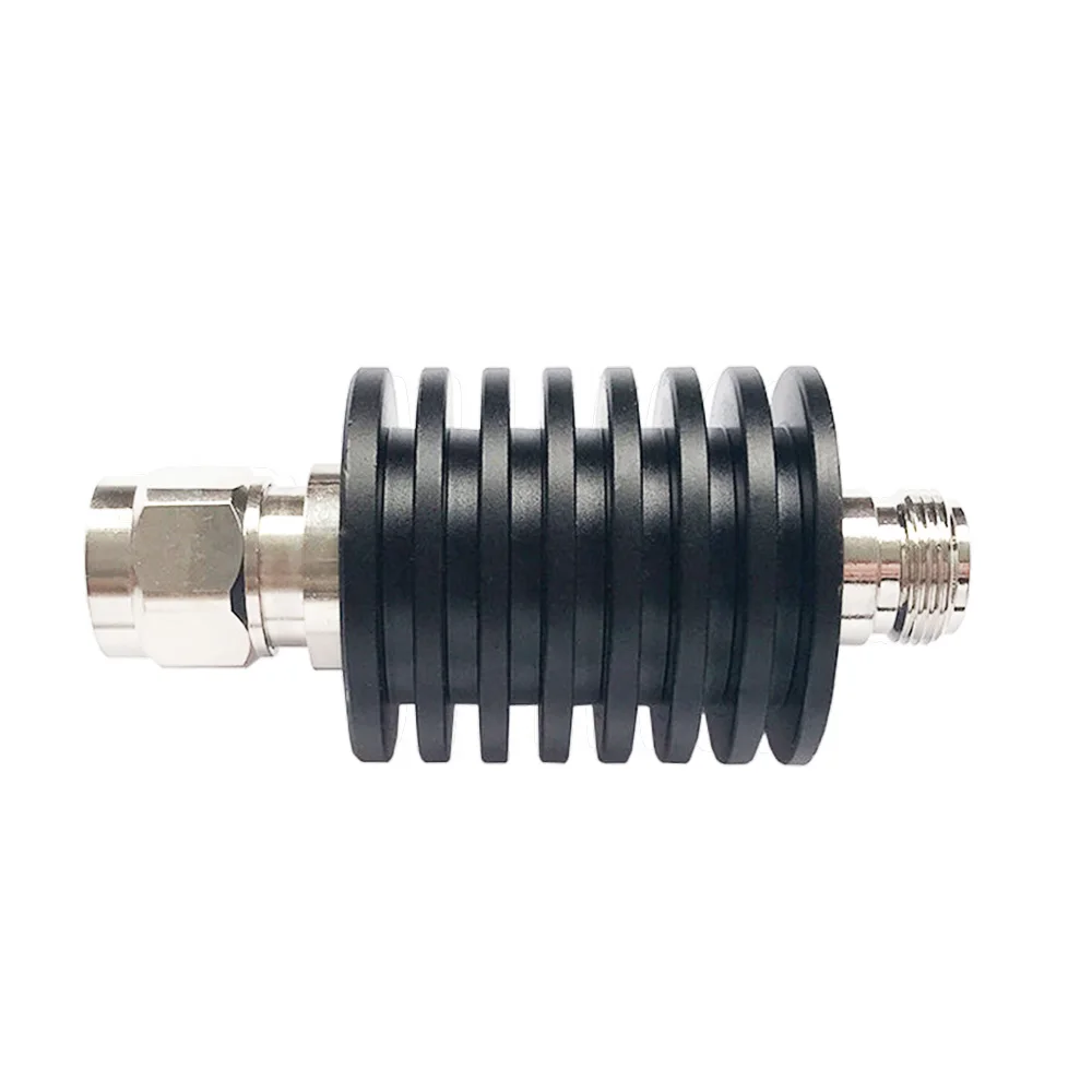 25W N Male to Female DC-3Ghz/4Ghz 1/2/3/5/6/10/15/20/30/40/50db N Type Attenuator RF coaxial Power Connector 50 ohm N-JK