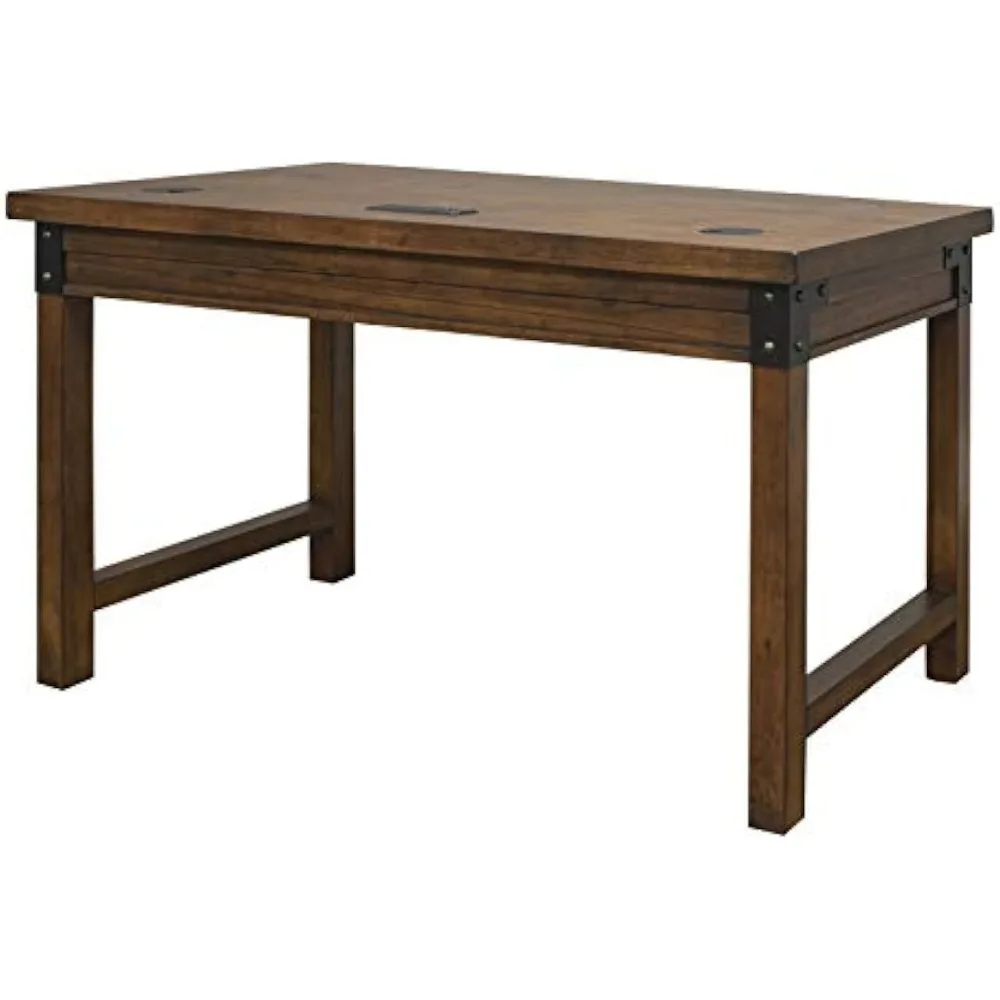 Escritorio marrón para escribir