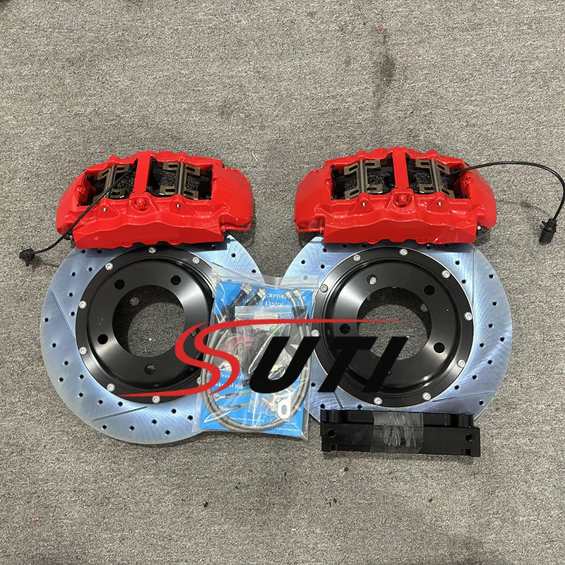 GT8 Brake Caliper 8 Big Pot Kit 380-390-410mm Brake Disc for 19 Inches and Above Wheel LC200 SUV Off Road