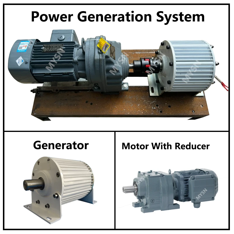 20KW 30KW Low RPM Permanent Magnet Generator 110V 220V 380v Free Energy Generator Alternative Energy Power Generation System