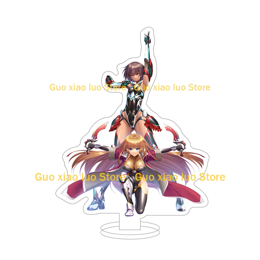 Taimanin Aishu Hebiko Lilinoe Kotonoha Koyomi Makishima Ayame Lina Hayami Kokone Yoribe Tsutome أنيمي الشكل الاكريليك حامل هدية