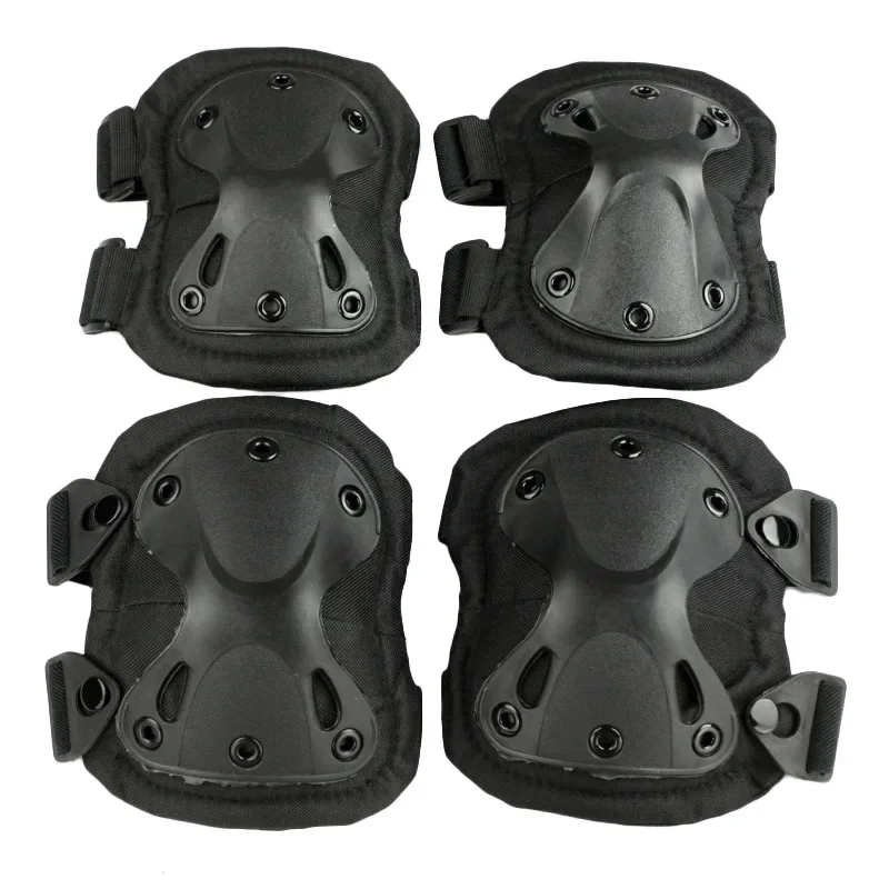 Tactical paintball Protection Knee Pads & Elbow Pads Set Sports Safety Protective Pads Outdoor Sport Safety Gear