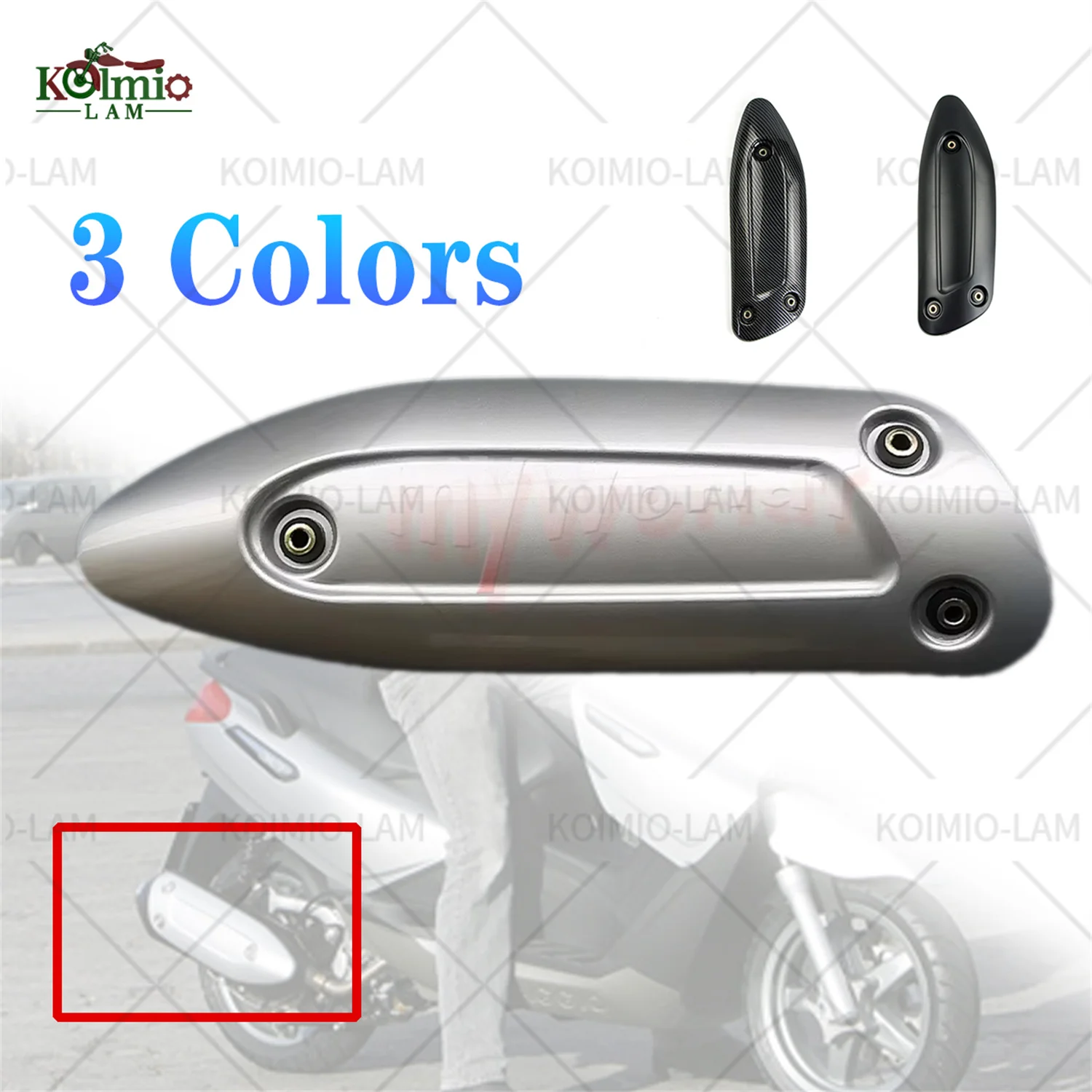 Fit For Piaggio X7 X8 X9 125 200 250 X EVO Motorcycle Accessories Exhaust Pipe Cover Cowl Set