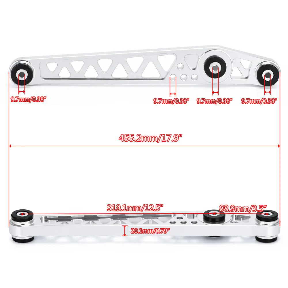 ذراع التحكم السفلي الخلفي عالي الجودة + دعامة الإطار الفرعي لهوندا سيفيك EK 1996-2000 LCA-1001