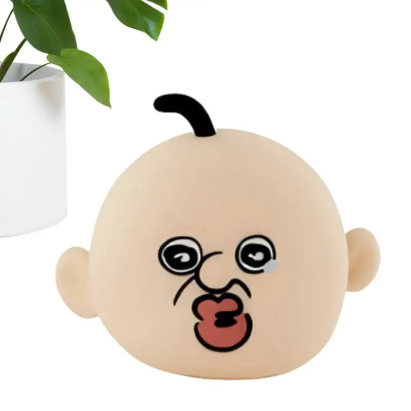 

Милый ночник, силиконовая лампа с регулируемой яркостью, Детские ночники с сенсорным датчиком, перезаряжаемая прикроватная лампа для домашнего декора комнаты