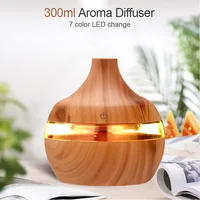 Difusor ultrasónico básico grano madera coche/hogar