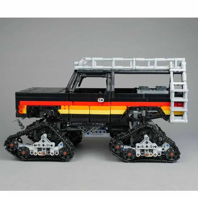 

Travel Car Half-Track Tractor Crane Model 1951 Pieces Children's DIY Birthday Gift Christmas Toy MOC-226234 Building Blocks