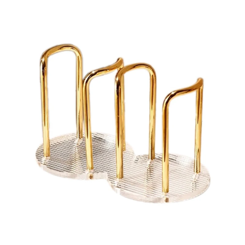 PORK-Luxury Cup Storage Holder Water Tea Cups Dispenser Rack Shelf Mug Display Stand Home Organizer