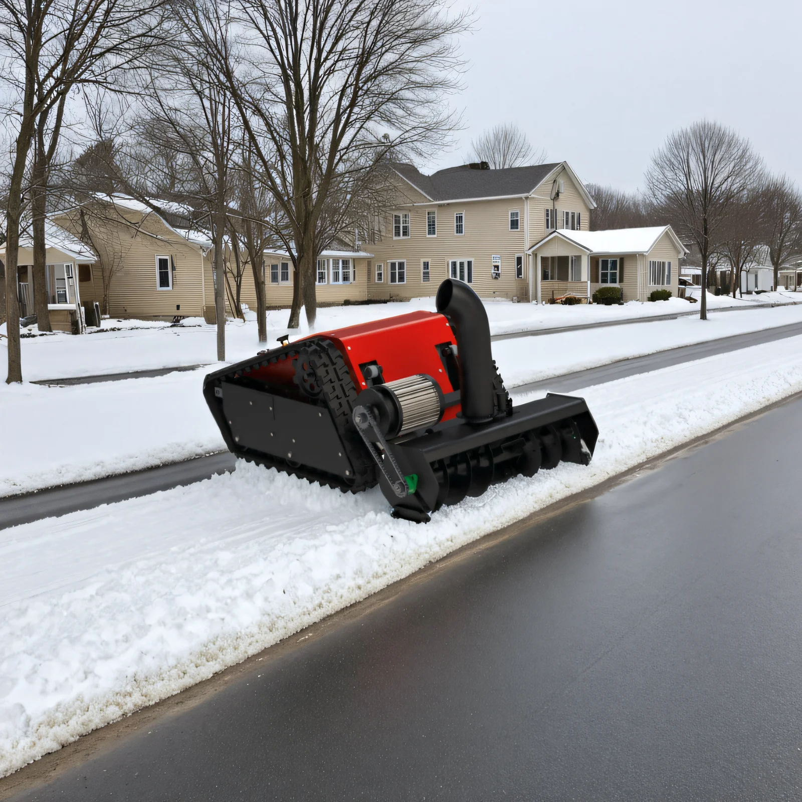 ANTS Battery Snow Blower Three-way Remote Control Snowplow Rechargeable Snow Removal Vehicle Various Accessories