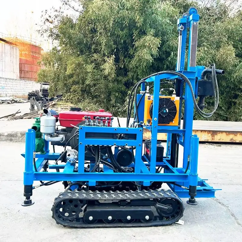 

Customized 100-200m Crawler Deep Well Drilling Machine Diesel-Powered Mud Pump Exploration Drilling Equipment