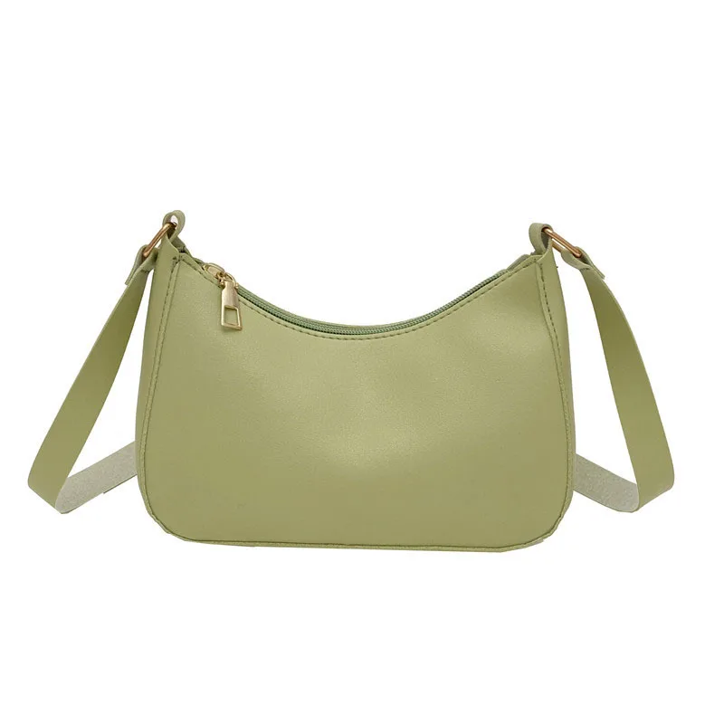 Trandy Flap Fashion PU Leather Underarm Bags Casual Street Small Handbag Phone Bag Coin Purse Female Clutch Recommend Flap