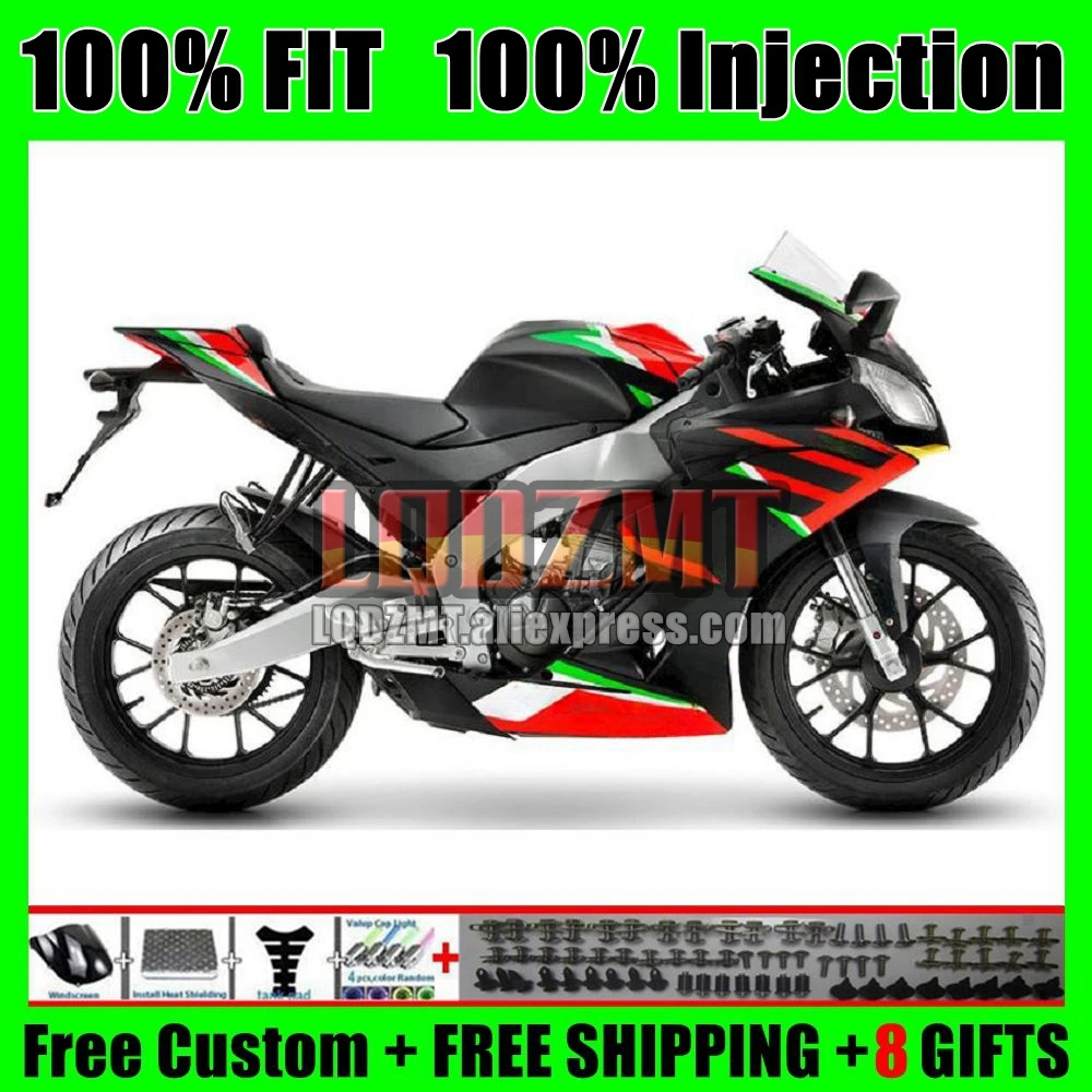 Bodywork For Aprilia Mille RSV 1000 R Red black RR 1000R RSV1000RR RSV1000R 114No.21 RSV1000 2004 2005 2006 04 05 06 Fairing