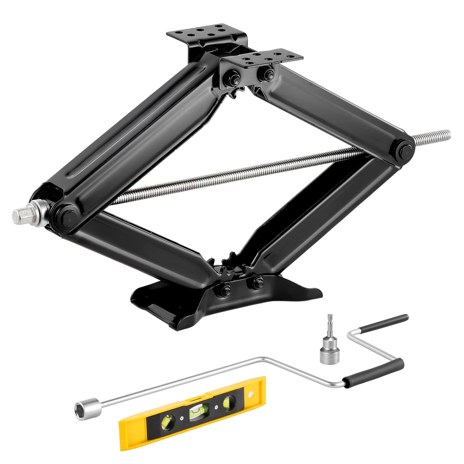 SucceBuy 5000/6500/9000lbs RV Scissor Jacks 2/4 PCS RV Stabilizer Leveling Scissor Jacks Heavy Duty Stabilizer Jack Fit for RVs