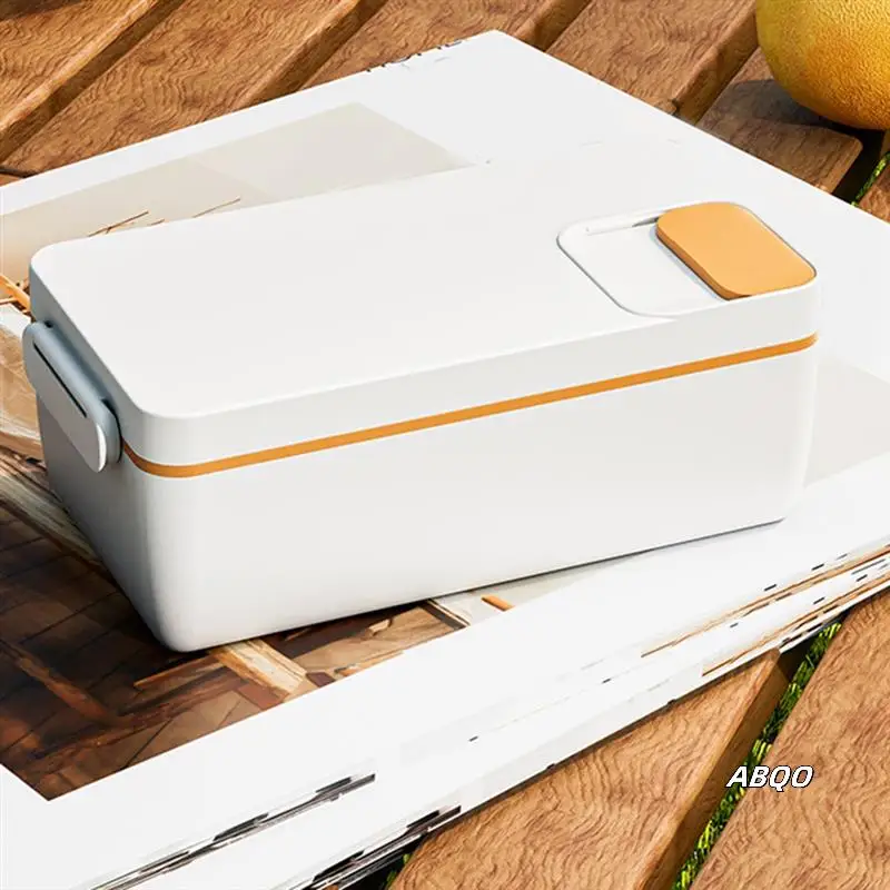 

Electric Lunch Box With1l Removable Stainless Steel Container Food Heater Heating Lunch Box Foradult/Work/Car/Truck