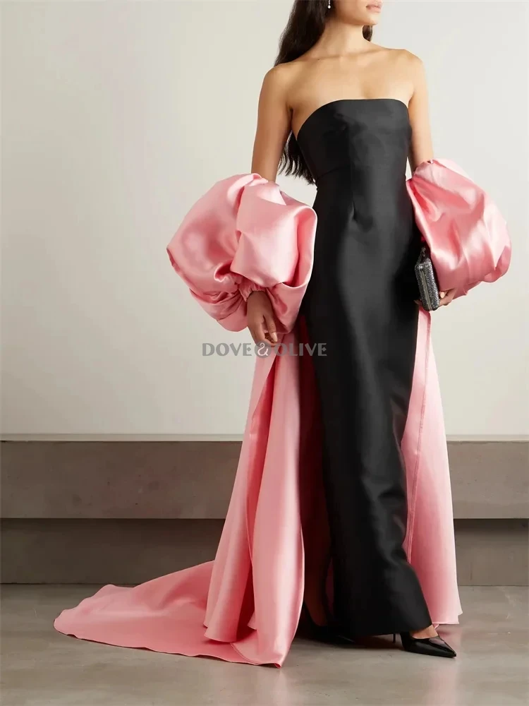 Satin Bride Trail with Sleeves Wedding Train Detachable Accessory Photography Party Wedding Bridal Accessories Custom Made image 2