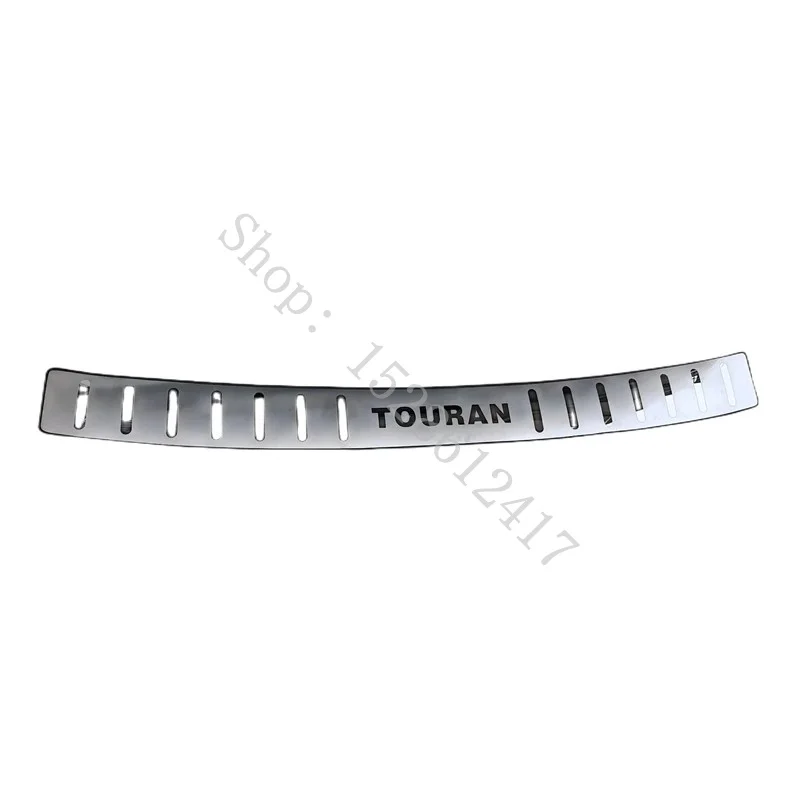 For VW Volkswagen Touran 2016 2017~2024 Car accessories Rear Bumper Protector Sill Trunk Tread Plate Trim rear styling