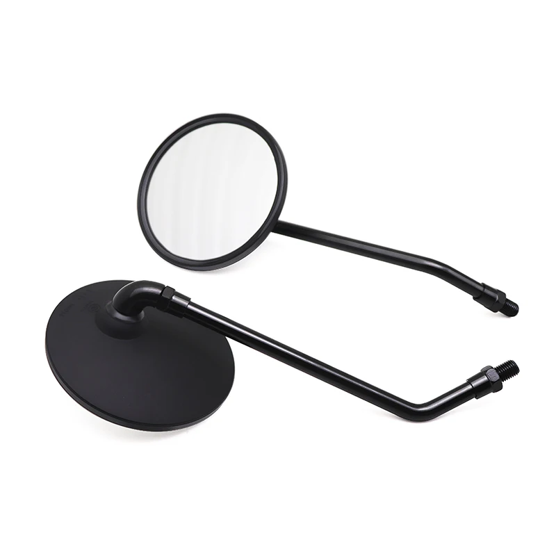 

Cafe Racer Round Retro Motorcycle Rear Mirrors Universal 8 10mm Side Mirror For Yamaha YBR 125 MT07 MT 09 10 Piaggio mp3 400 310