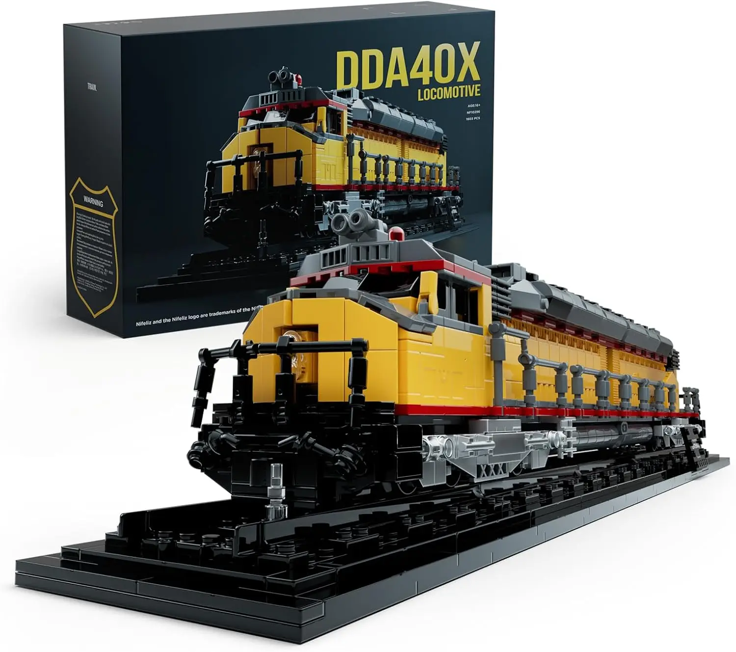 

Locomotive Building Set with Base, Collectible Steam Train Building Toy Model for Adult Train Lovers, Ideal Gift for Home Décor