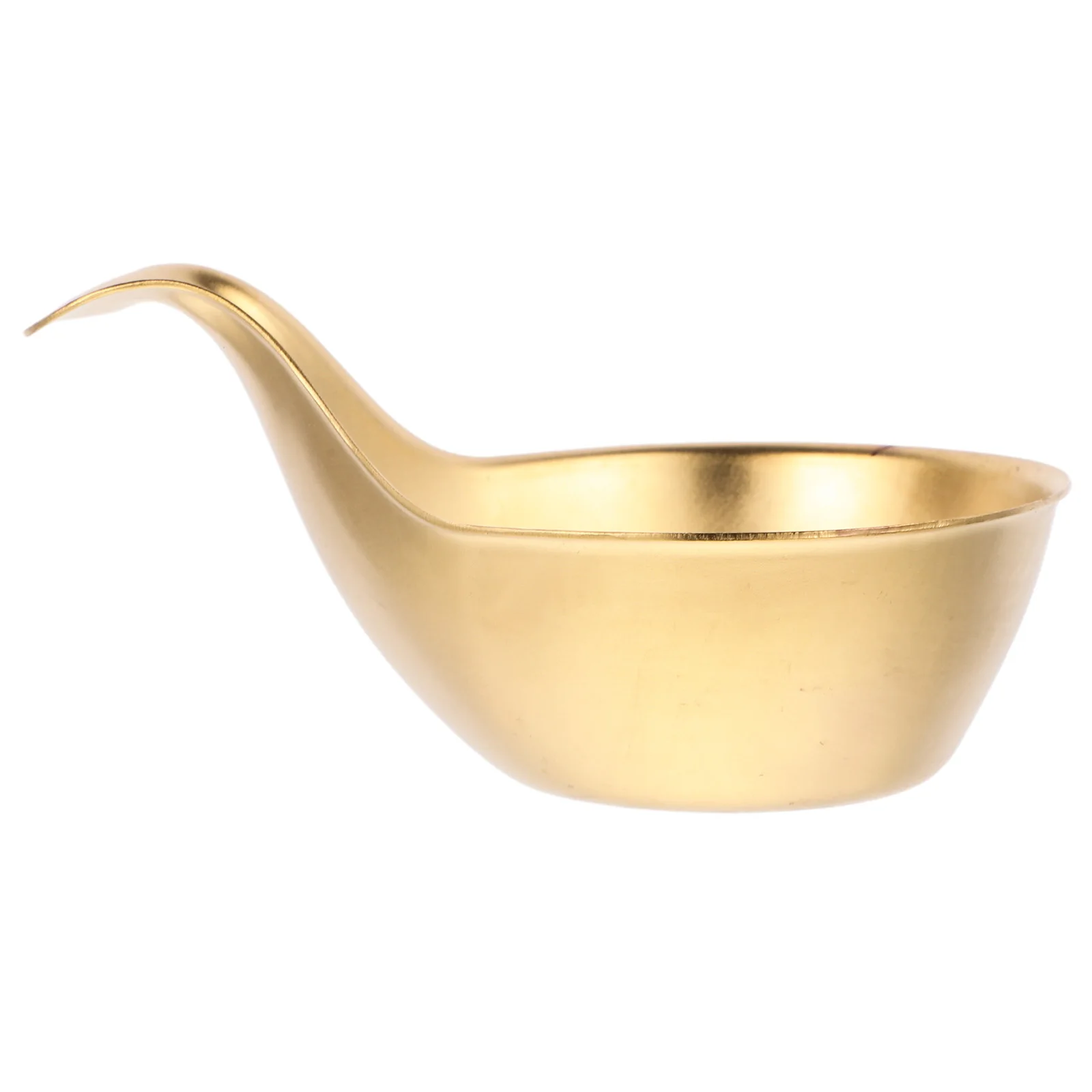 

1pc Sauce Dish 304 Stainless Steel Golden Handle Condiment Cup Small Food Containers Salad Dressing Container Versatile Kitchen