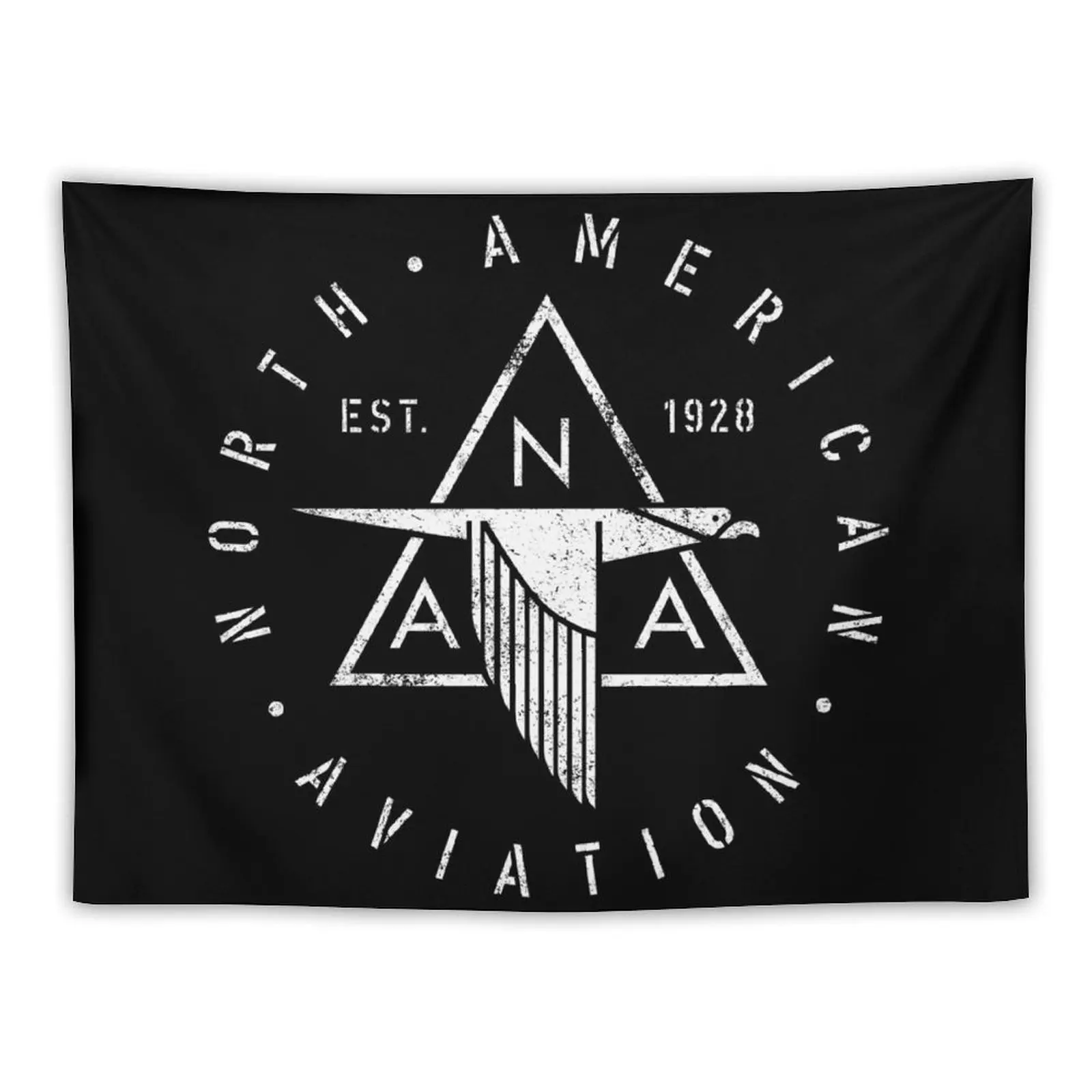 

North American Aviation - NAA Logo Tapestry Luxury Living Room Decoration Bathroom Decor Decoration For Rooms Tapestry