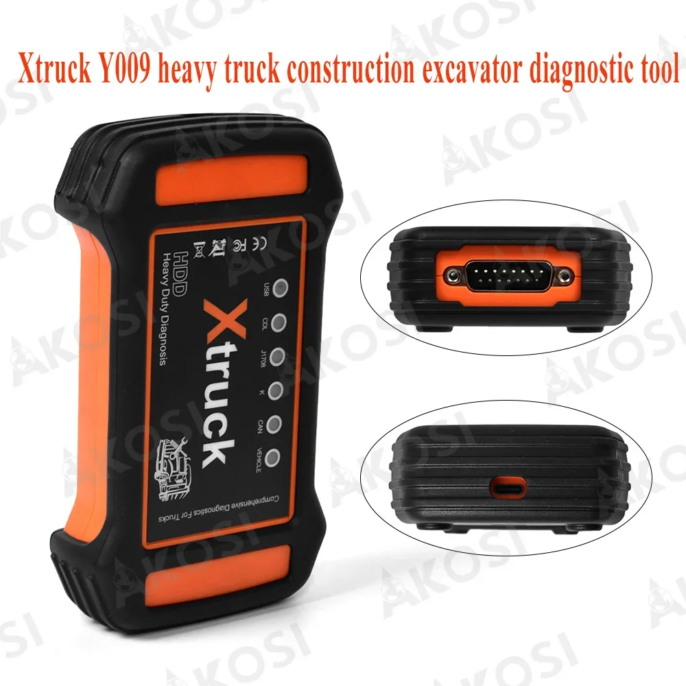 

Xtruck Y009 Multiple brand engineering machinery truck construction excavator diagnostic tool with FZ-G1 tablet/CF19 laptop full