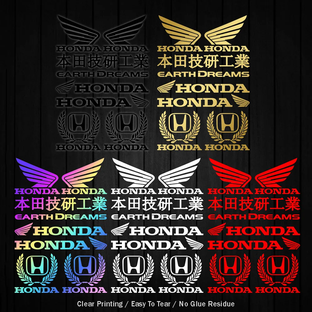

New Motorcycle Side Strip Sticker Car Styling Vinyl Decal for Honda CB400X CBF190R 300R NX125 Reflective Wings Sticker