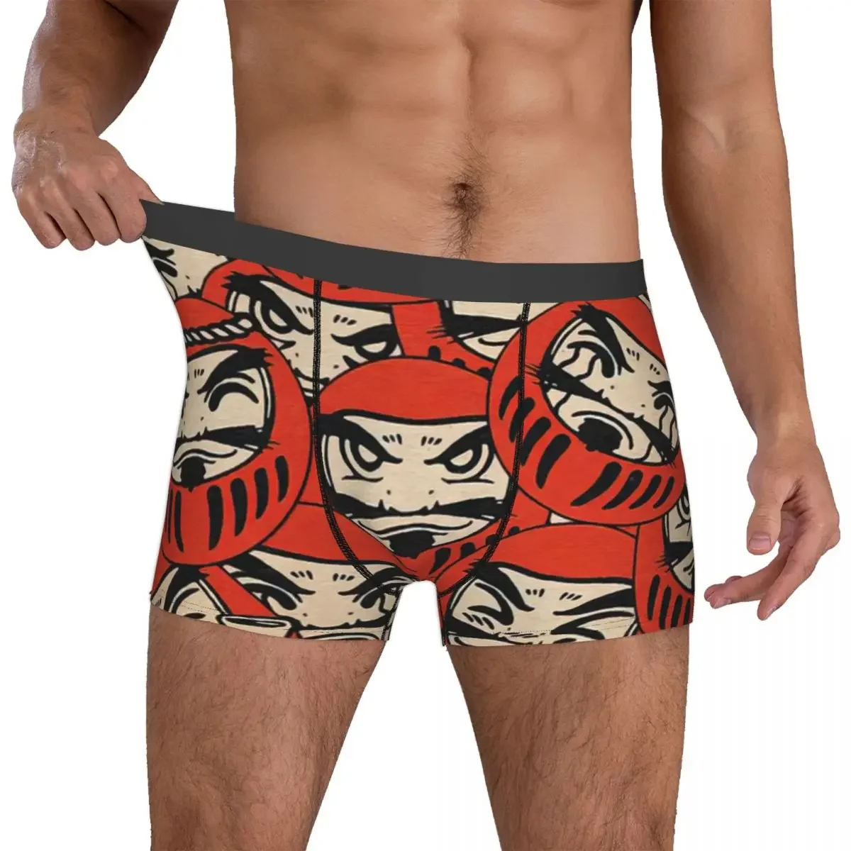 Muñecas japonesas de Noeldelmar, calzoncillos transpirables, ropa interior masculina, pantalones cortos con estampado, Bóxer