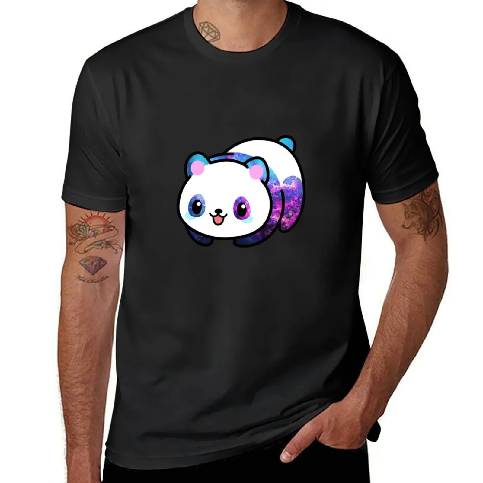 

Kawaii Galactic Mighty Panda T-Shirt sublime blacks boys animal print mens vintage t shirts