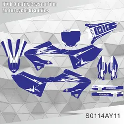 For YAMAHA YZ 125 YZ125 YZ 250 YZ250 2022 2023 Graphics Decals Stickers Motorcycle Background