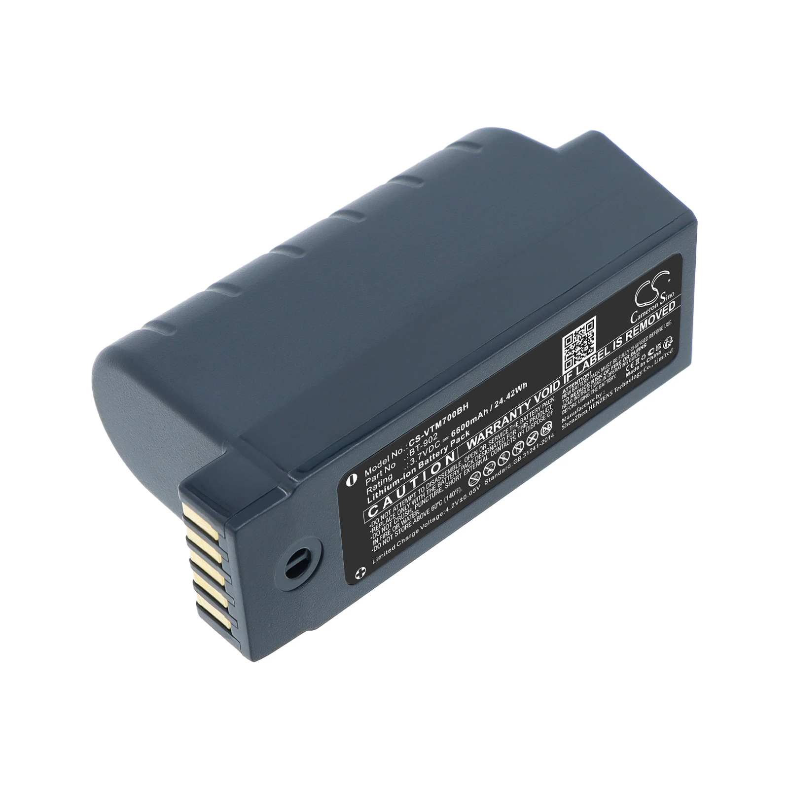 Replacement Battery for Vocollect Talkman A700,Talkman A710,Talkman A720,Talkman A730,A700,A710,A7 PN:BT-902 6600mAh / 24.42Wh