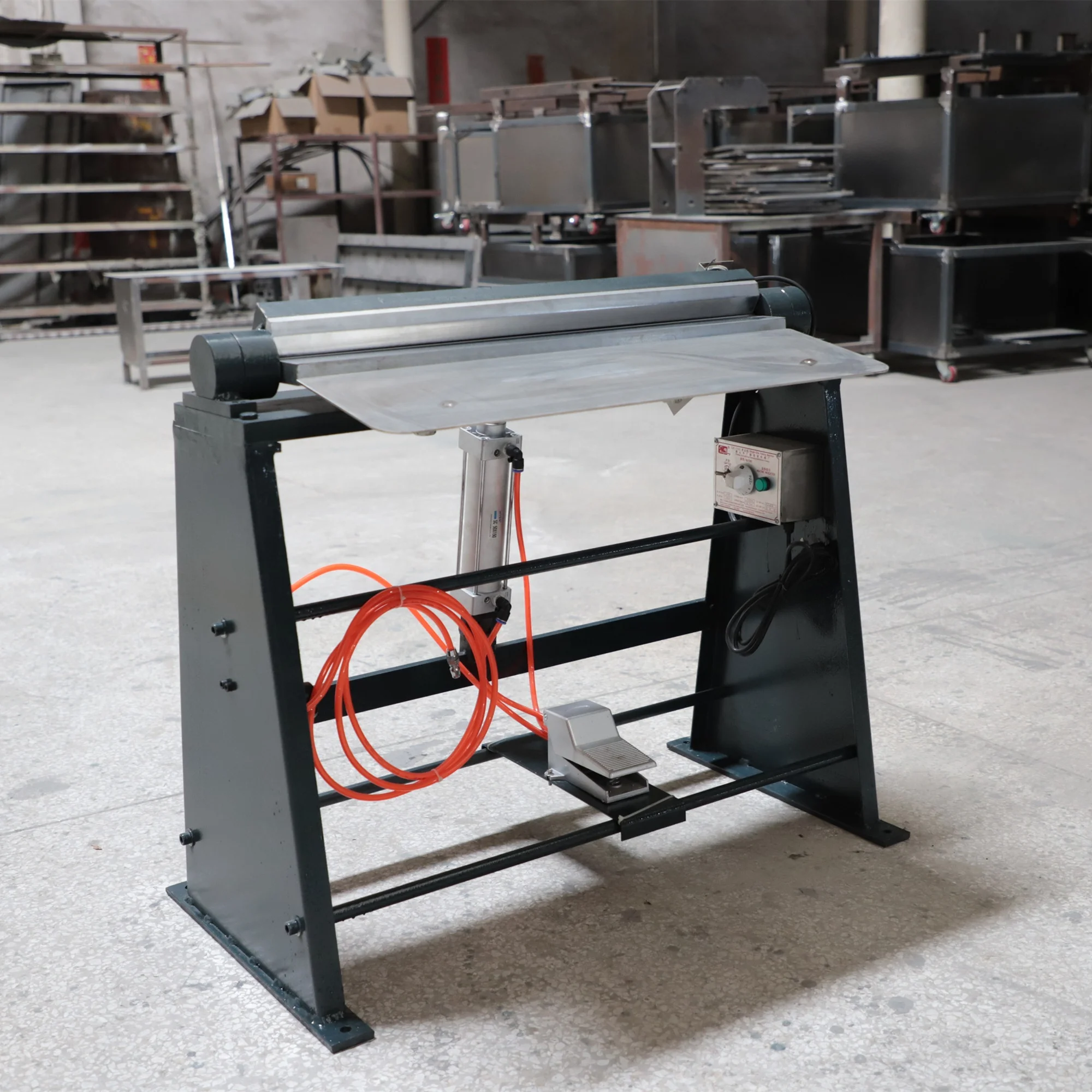 EG-700 Hardcover Rigid Box Semi Automatic Edge Folding Machine Overedging Machine