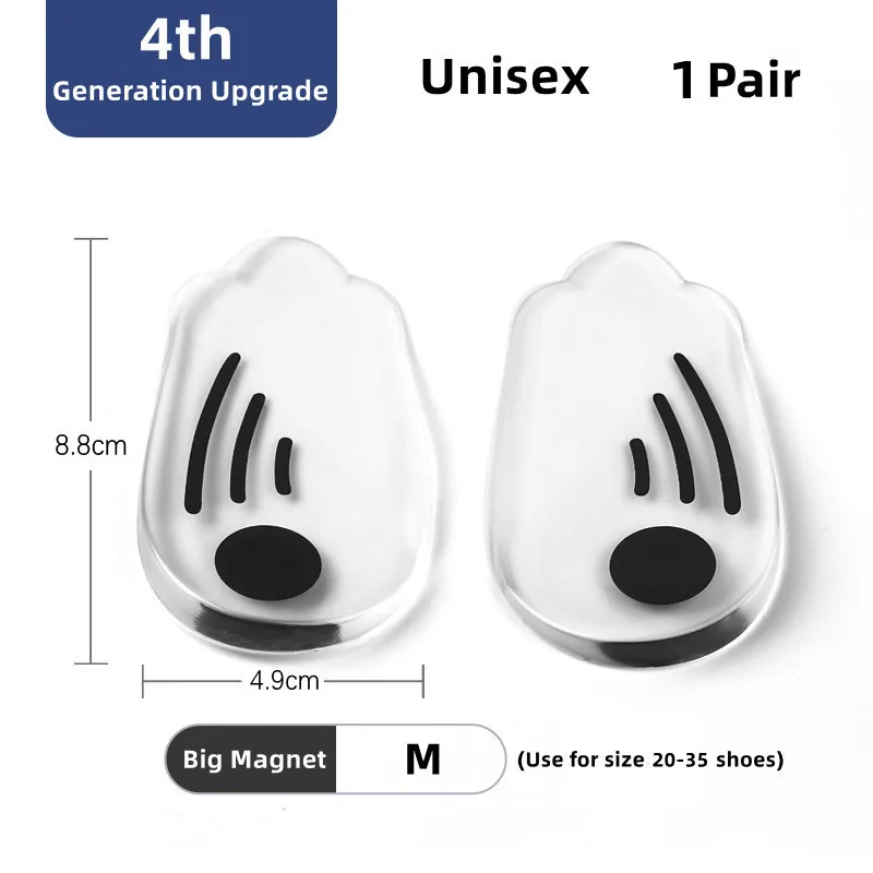 Silicone Orthopedic Insoles for Feet, O/X Leg Type, Valgus, Varus Correction, Plantar Fasciitis Gel Insole, Magnet Massage, Foot