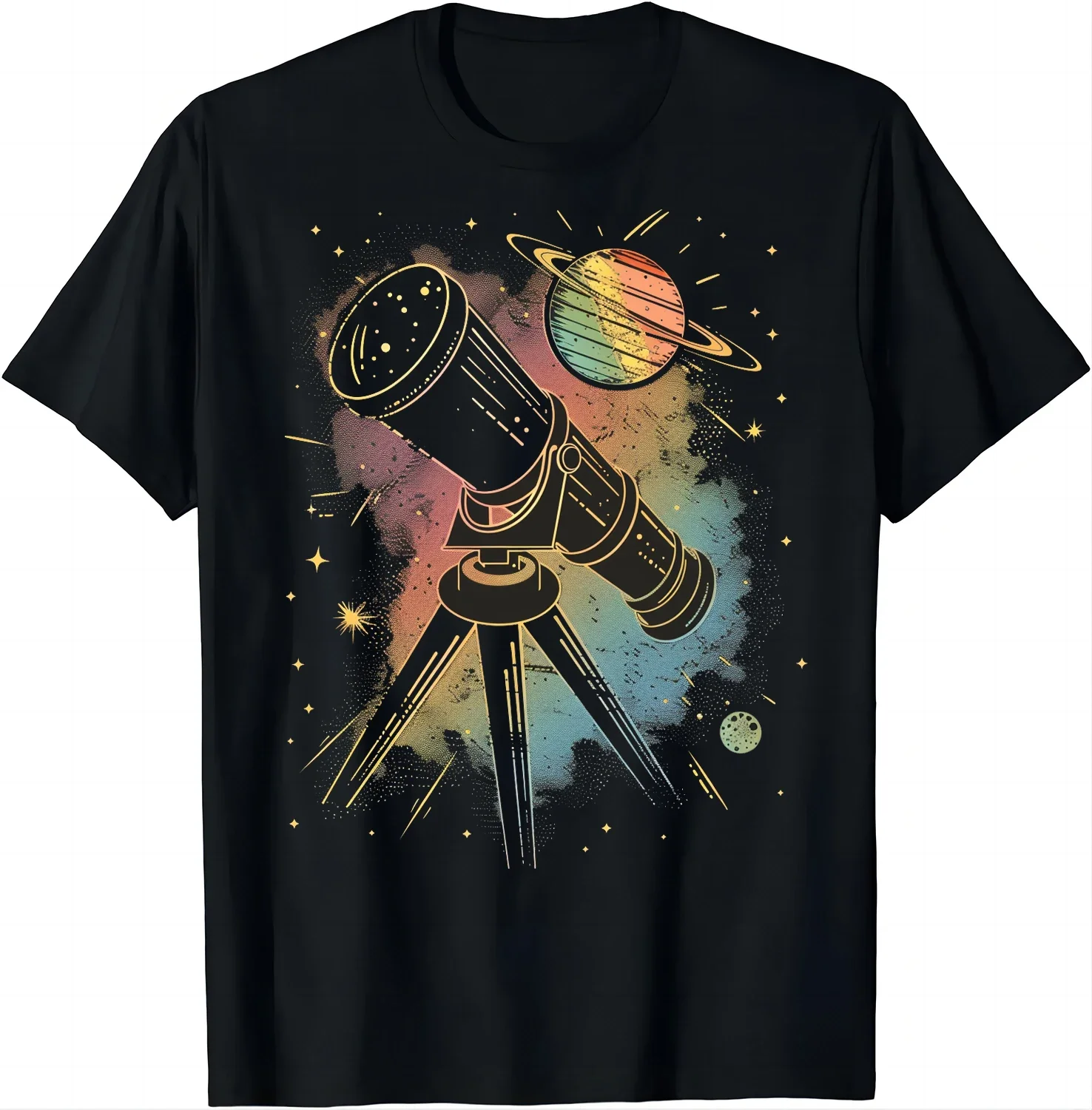 Telescope Vision Tee See Beyond The Horizon T Shirt Astronomy Astrophile T Shirts Women Clothes Tops Graphic T Shirts Ropa Mujer