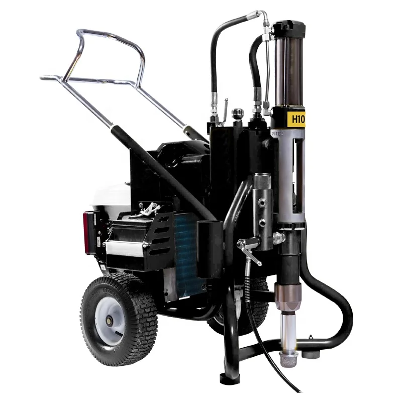 30L/Min 14HP Gas Engine Hydraulic Driven Airless Putty Paint Sprayer Machine-H10