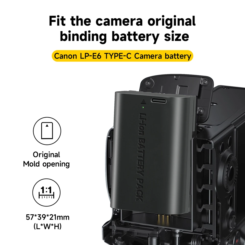 LP-E6 LP E6 LP E6N Type-C شحن البطارية مع علبة شاحن LCD لكاميرا Canon 5D Mark II III 7D 60D EOS 6D 70D 80D EOS 5DS R