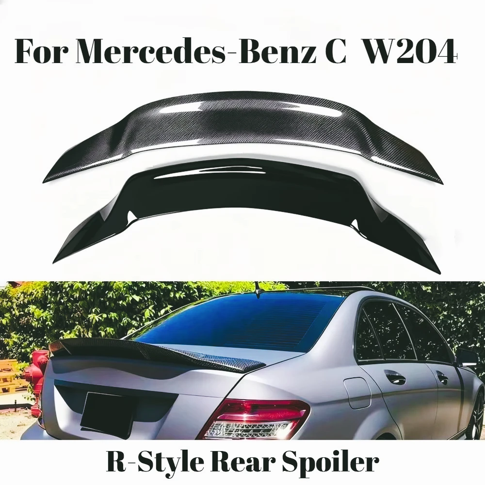 ZF-F Para mercedes-benz Clase C W204 estilo R alerón trasero sedán de 4 puertas sin taladro Exterior automotriz accesorios de mo