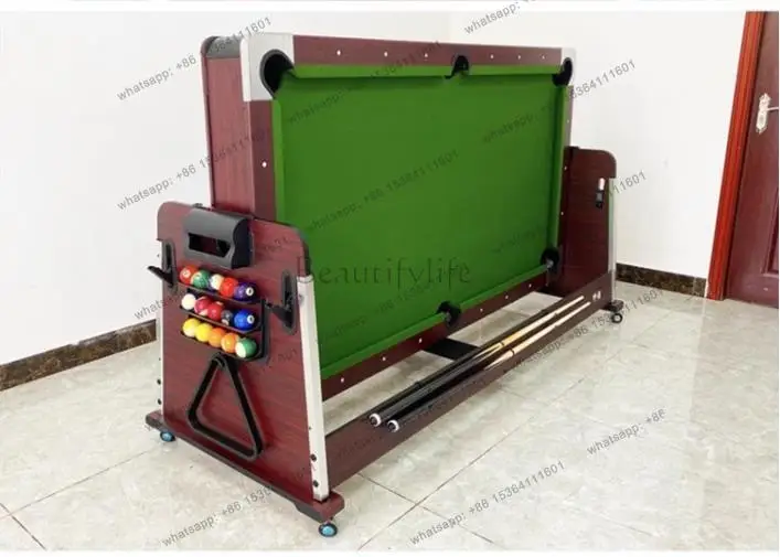 

Pool Table Standard Multifunctional Household Adult 4-in-1 Ice Hockey Table Tennis Table American