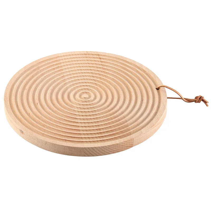 Custom art solid wood meander tray ornament, model room café cake, afternoon tea display storage tray