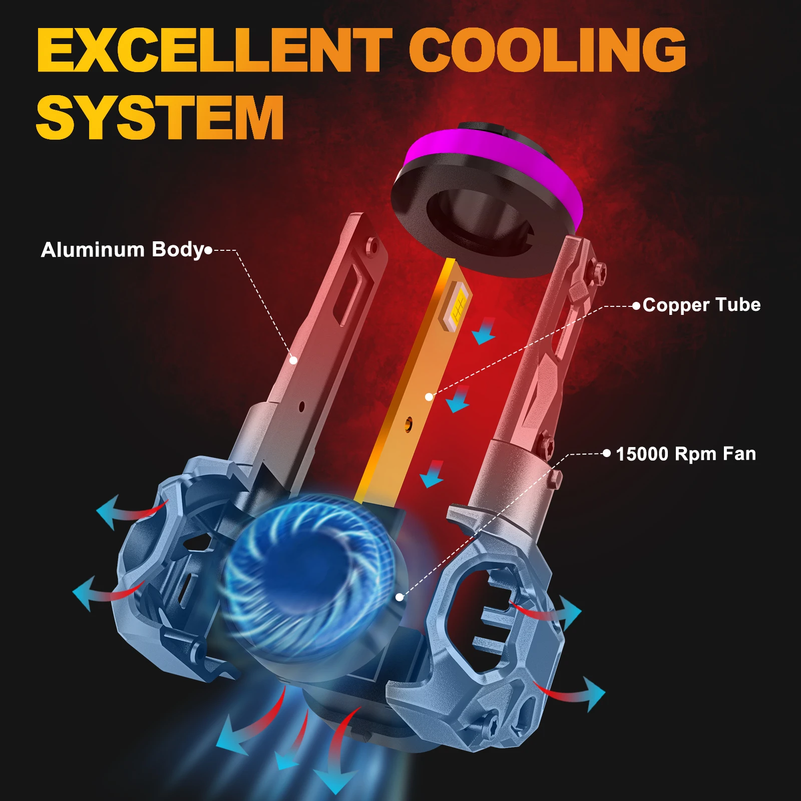 MZGN 2 قطعة H11 H8 H9 Led المصباح لمبة 9012 1:1 حجم Csp 12 قطعة لمصباح السيارة أضواء الضباب 9005 HB3 9006 HB4 DRL 6000K الأبيض 12 فولت