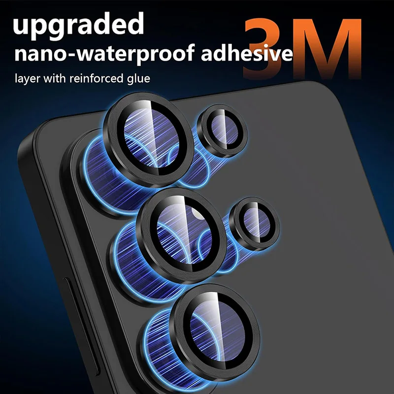 For Samsung Galaxy S26 S24 S25 Ultra Plus Camera Metal Frame Glass Lens Protector For Samsung S26 Ultra Easy Install Lens Cover
