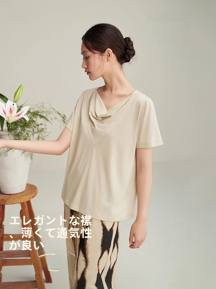 anziban-cool-feeling-snowflake-cotton-sleepwear-set-estivo-da-donna-nuovo-modello-a-maniche-corte-casual-e-alla-moda