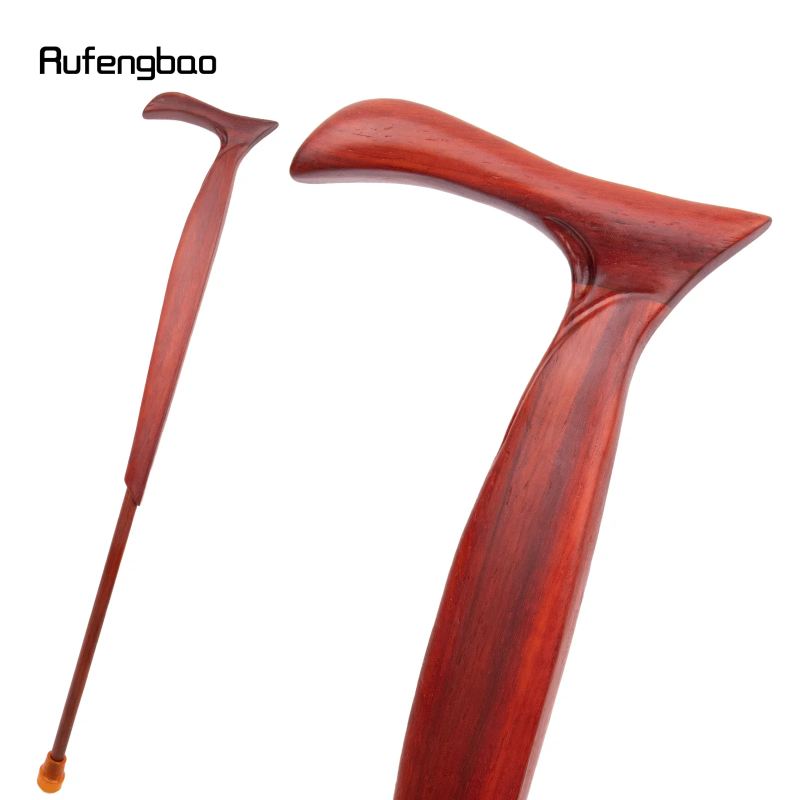 Red Original Wooden T Shape Fashion Stick Decorative Vampire Cospaly Party Wood Walking Cane Halloween Mace Wand Crosier 93cm